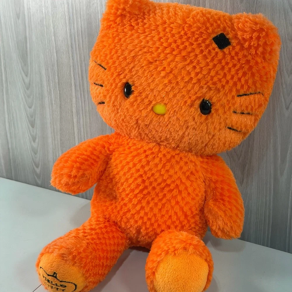 Hello Kitty x Build‎ a Bear Halloween Pumpkin Orange Waffle 2011 Sanrio No Bow